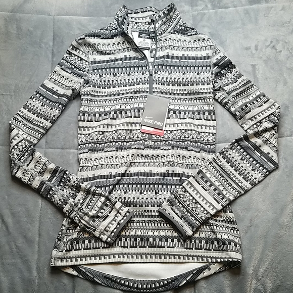 Nike Tops - NWT XS Nike Pro Hyperwarm Series Zip up Jacket